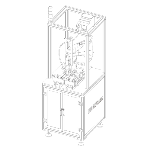 阿克蘇機器人擰螺絲工作站